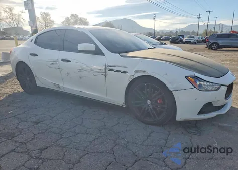 2015 Maserati Ghibli from USA, damaged, VIN ZAM57XSA3F1141370
